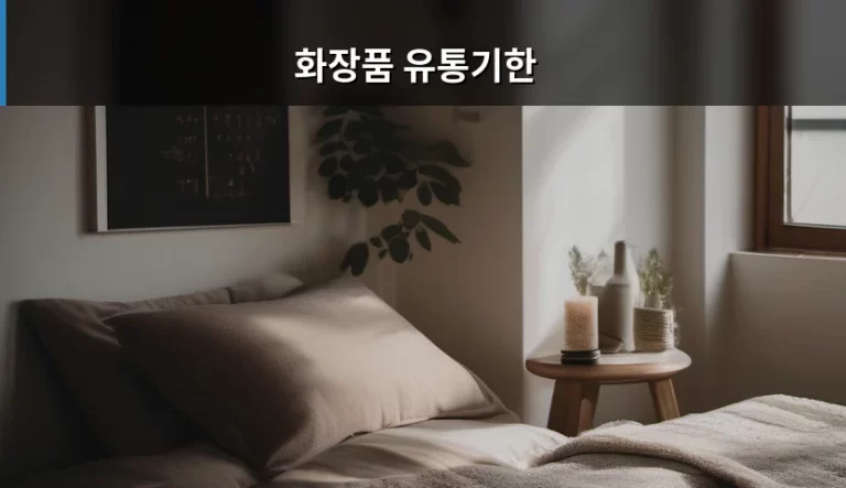 화장품 유통기한 확인법과 올바른 관리 가이드