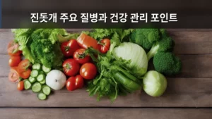 진돗개 주요 질병과 건강 관리 포인트: 건강하게 오래 함께하는 법
