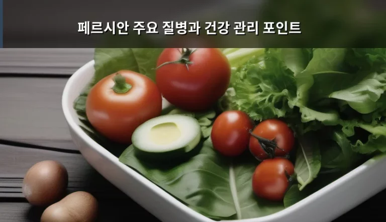 페르시안 주요 질병과 건강 관리 포인트 완벽 가이드