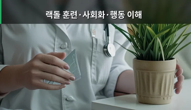 랙돌 훈련 사회화 및 행동 이해를 위한 반려 가이드