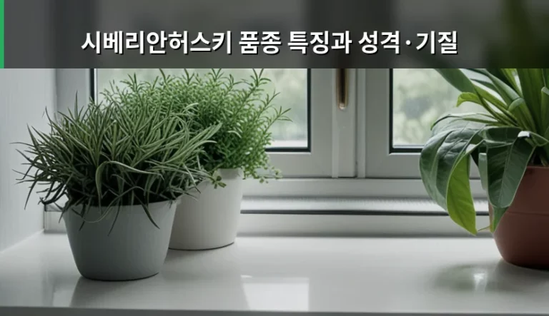 시베리안허스키 품종 특징과 성격·기질 분석 및 양육 가이드