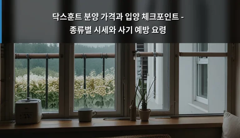 닥스훈트 분양 가격과 입양 체크포인트 – 종류별 시세와 사기 예방 요령