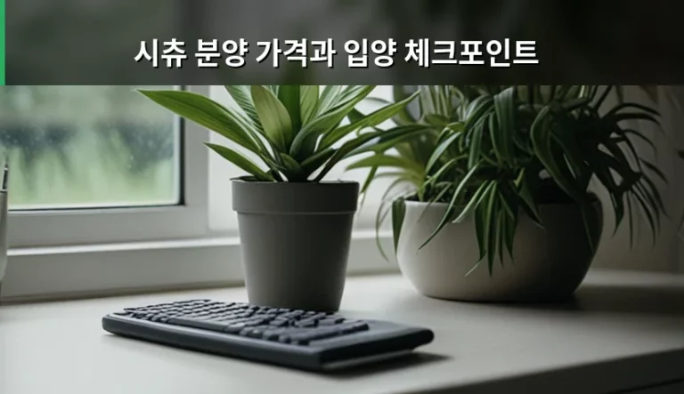 시츄 분양 가격과 입양 체크포인트 상세 안내