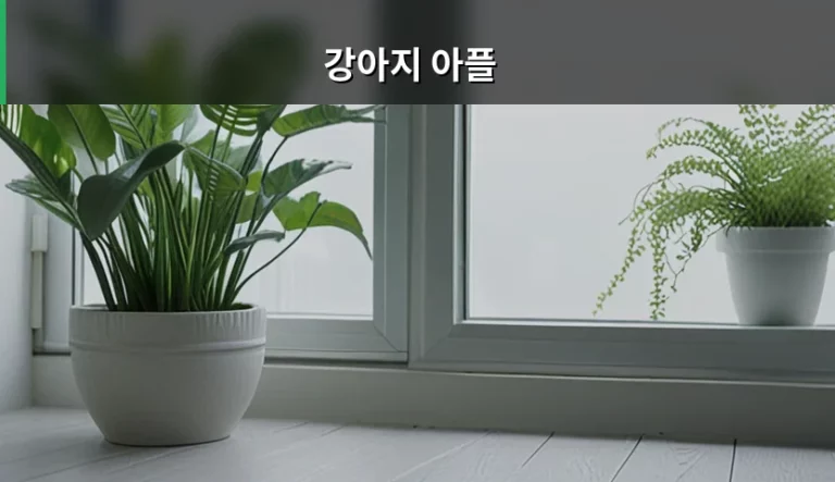 강아지 아플 때 나타나는 증상과 대처 방법 가이드