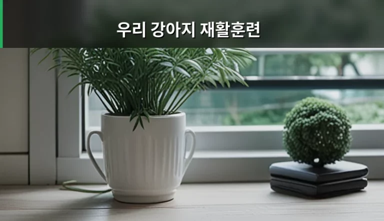 우리 강아지 재활훈련 방법과 시기별 주의사항 가이드