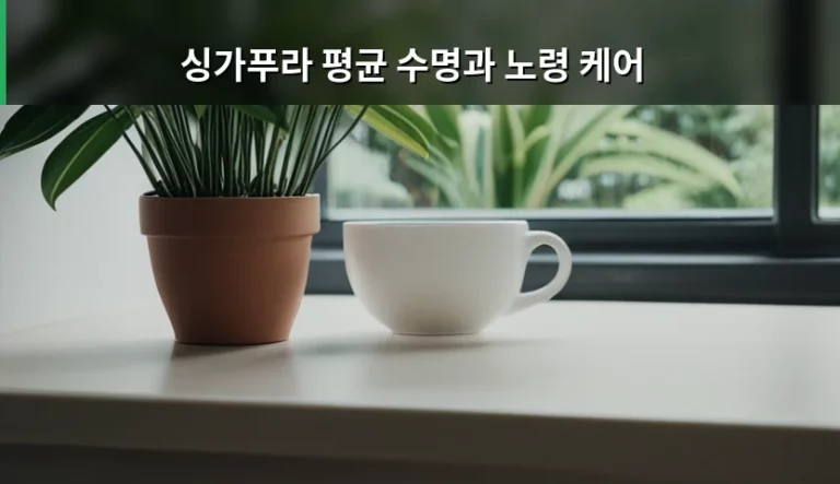 싱가푸라 평균 수명과 노령 케어 시스템의 특징