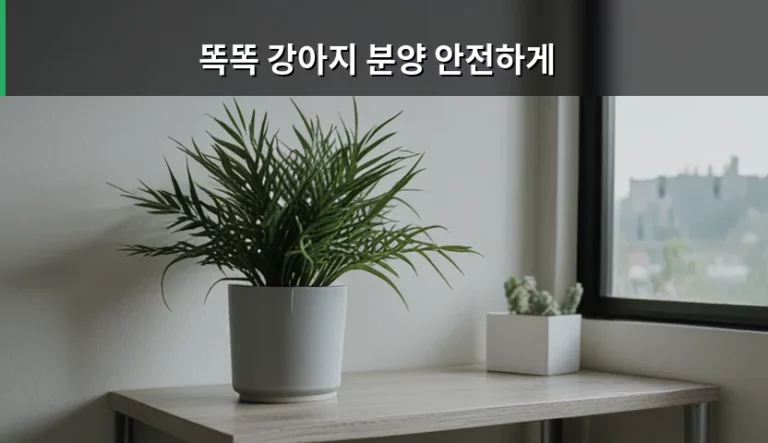 똑똑 강아지 분양 안전하게 진행하는 체크리스트와 주의사항